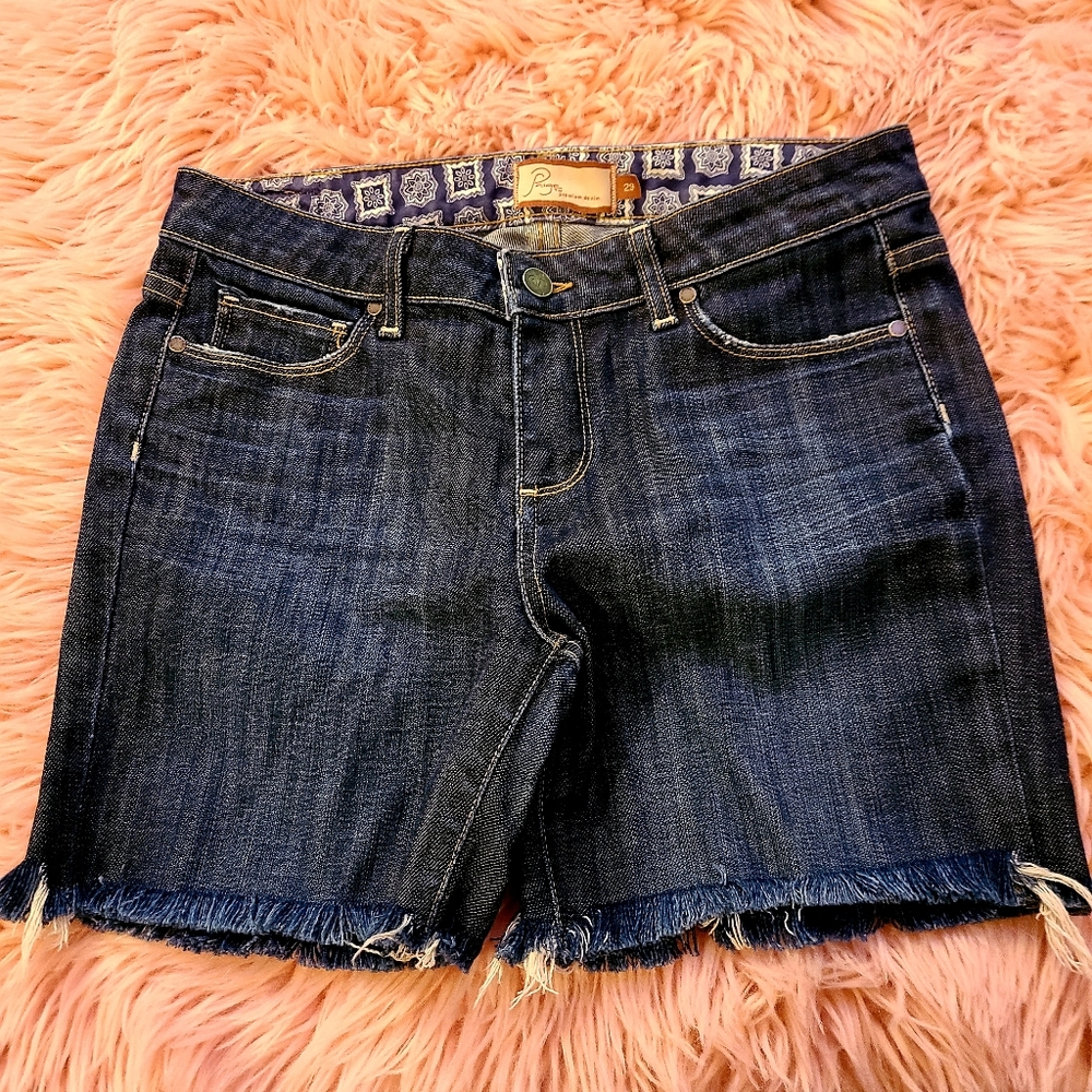 Sz 29 Paige Premium Denim Cutoff Jesn Shorts